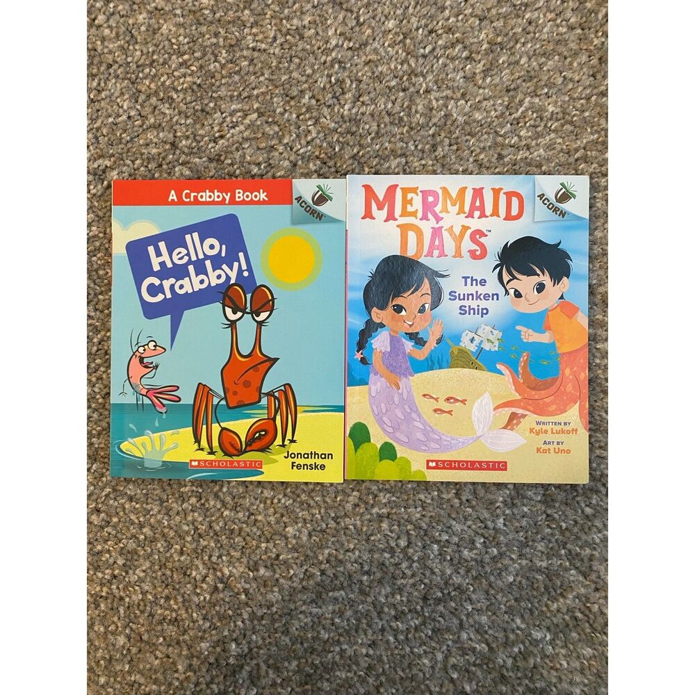 Kids Beginner Small Scholastic Paperback Level 1 Books